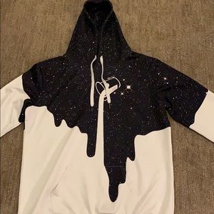 Men’s Galaxy Paint Pull-Over Hoodie